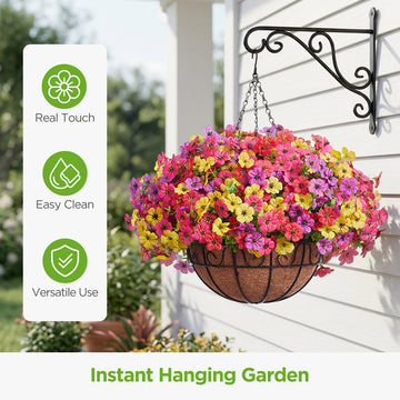 UV Resistant Artificial Petunias Flowers