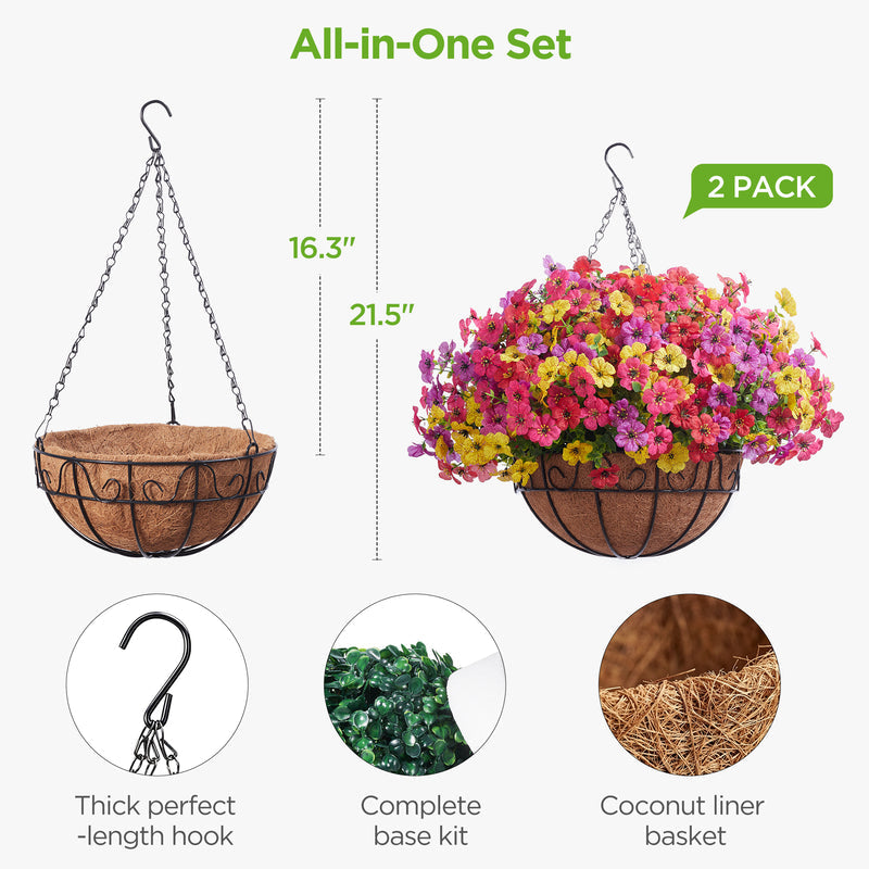 UV Resistant Artificial Petunias Flowers